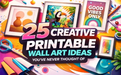 25 Creative Printable Wall Art Ideas You've Never Thought Of
