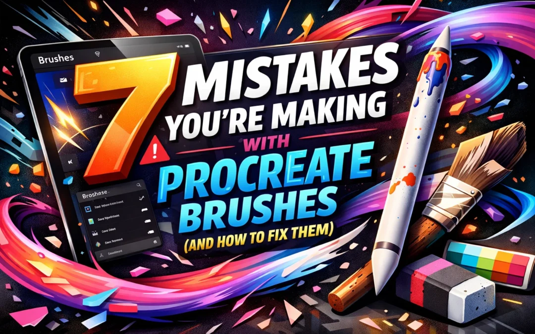 7 Mistakes You're Making with Procreate Brushes (and How to Fix Them)