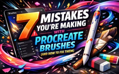 7 Mistakes You're Making with Procreate Brushes (and How to Fix Them)
