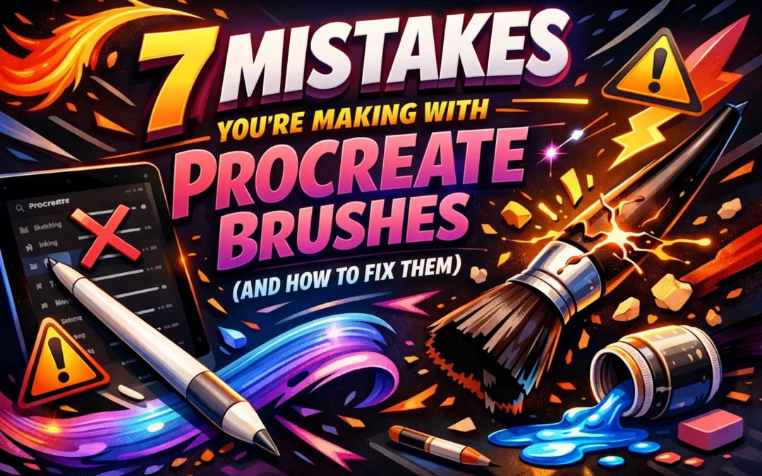 7 Mistakes You're Making with Procreate Brushes (and How to Fix Them)