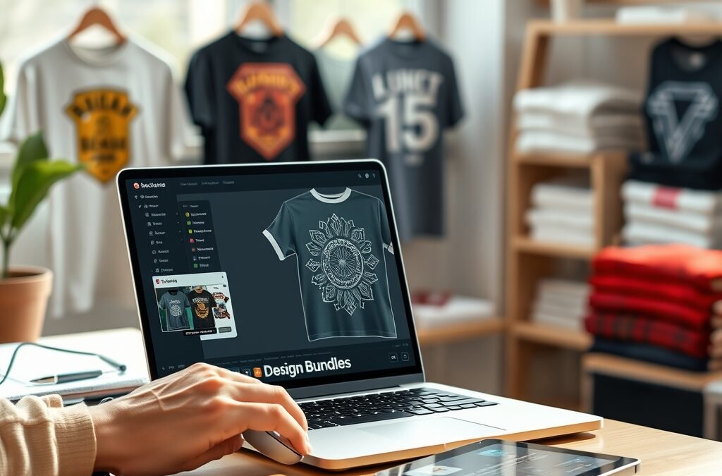 Ignite Your T-Shirt Print-on-Demand Business: Design Success with Smart Bundles