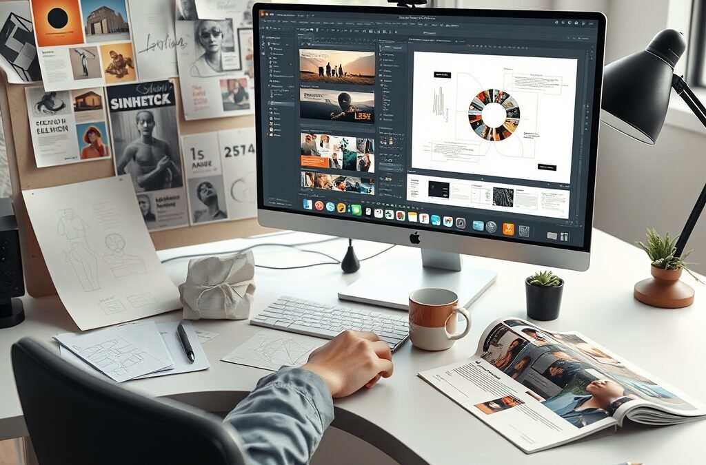 The Iterative Journey: Transforming Concepts into Polished Graphic Designs